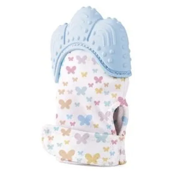 Babyjem 526 Diş Kaşıyıcı Eldiven Mavi