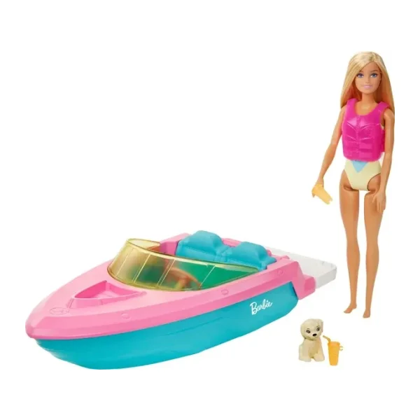 Barbie ve Sürat Teknesi Oyun Seti GRG30