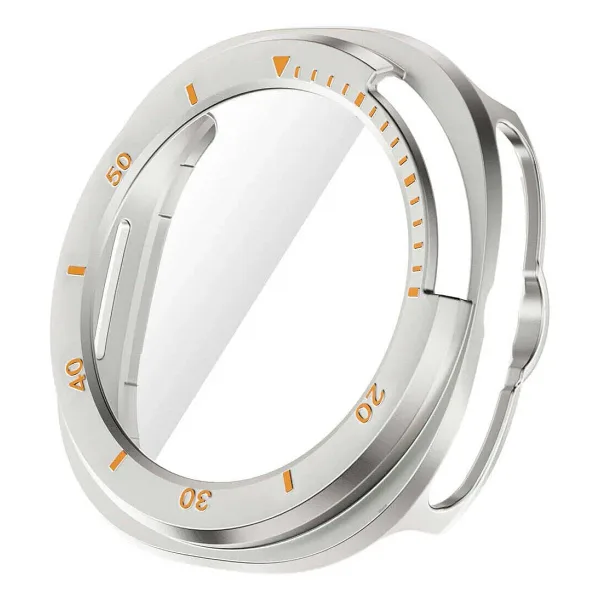 bbtech Samsung Galaxy Watch 8 Classic Uyumlu Sert PC Kasa Koruyucu Kadranlı/Kadransız Bumper Kasa