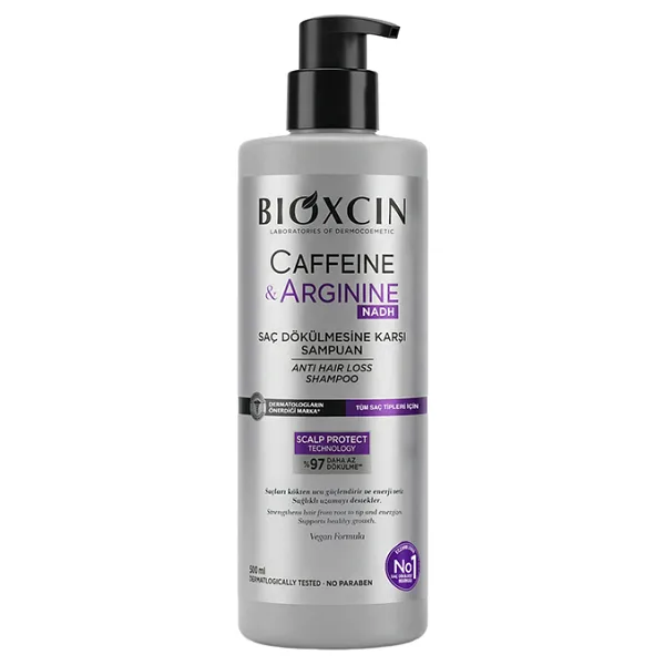 Bioxcin Caffeine & Arginine Nadh 500 ml Saç Dökülmesine Karşı Şampuan