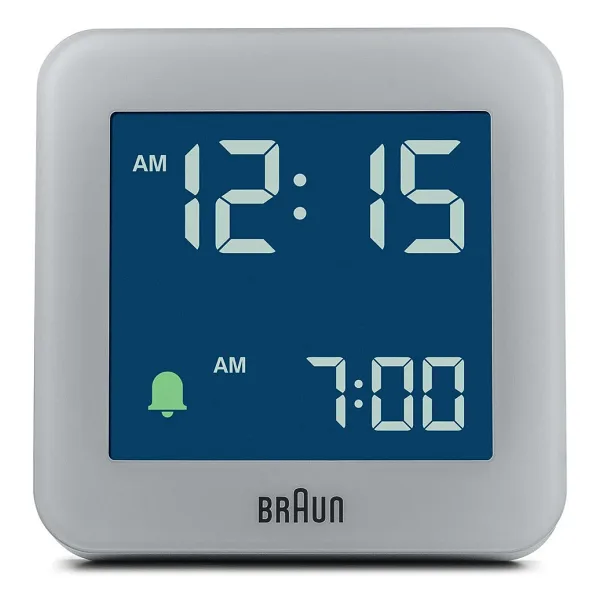 Braun BC09G Gri Alarmlı Dijital Masa Saati
