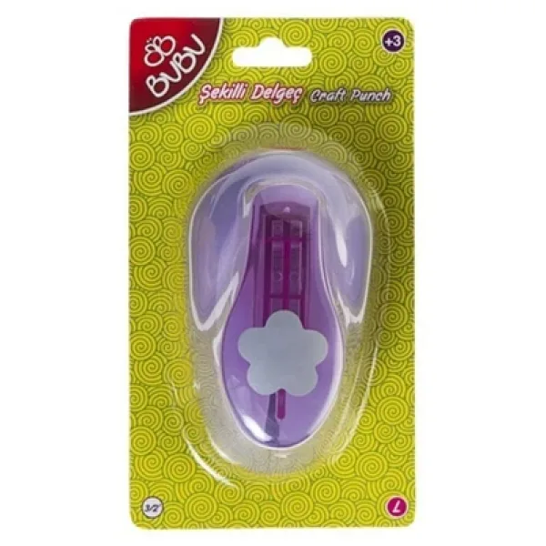 Bubu Çiçek Şekilli Eva Ve Kağıt Delgeç 3/2 Xl -De0007