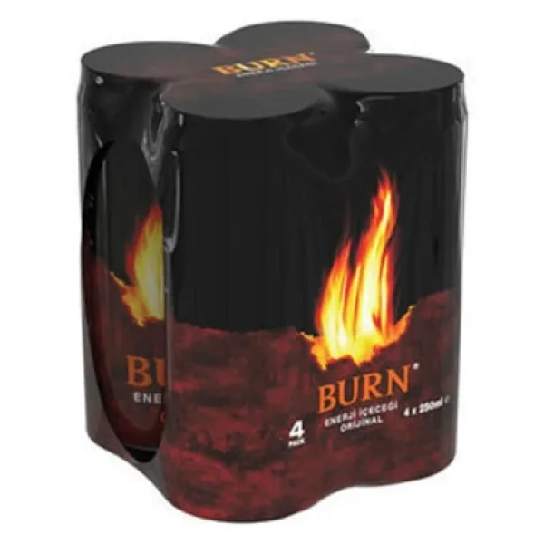 Burn Enerji Içeceği Orjinal 4'Lü250 Ml