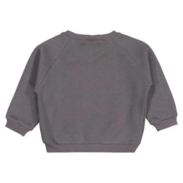 Civil Baby Keep Smiling Etiketli Basic 6-18 Ay Sweatshirt - Gri 18-24 Ay