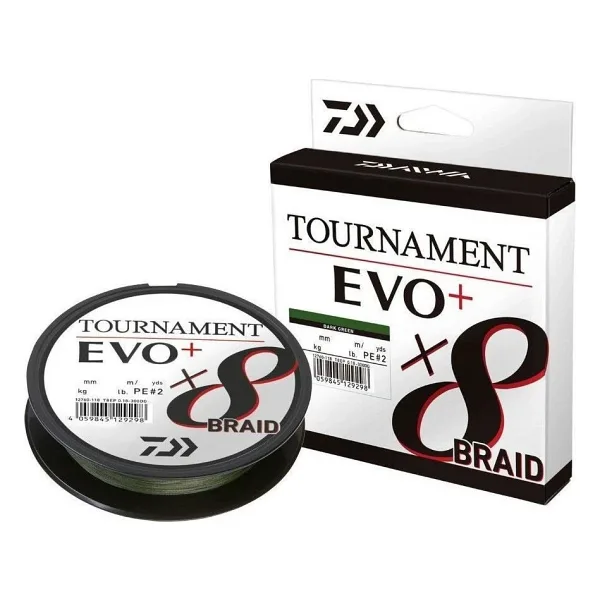 Daiwa Tournament Evo+ 8X 270 m 0.16 mm 12.2 kg Dark Green İp Misina