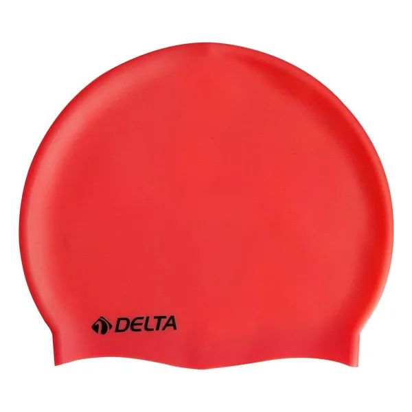 Delta DS 255 Kırmızı Silikon Yüzücü Bonesi