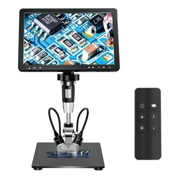 Dm12 10.1 ''Hdmı Dijital Mikroskop 2000X Ips Ekranlı 20Mp Lehimleme Mikroskobu