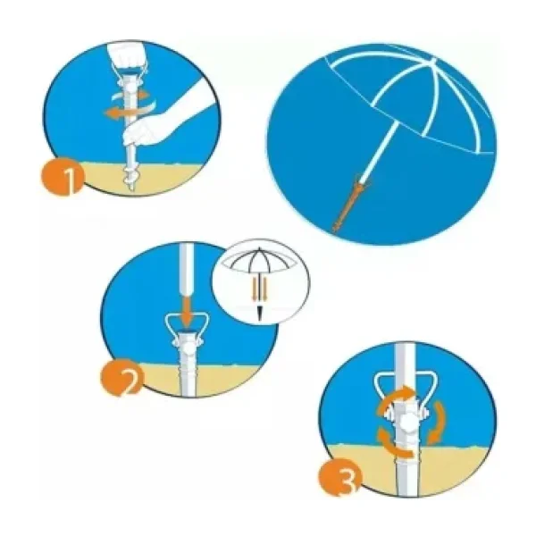 Eco Lounge Plastik Şemsiye Sabitleme Kazığı
