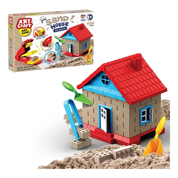 Fen Oyuncak Art Craft Kum Ev Seti +3 Yaş (3 Adet)