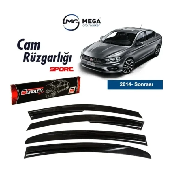 Fiat Egea 2014- Sonrasi Mugen Cam Ruzgarlik