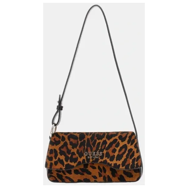 Guess Domitilla Kadın Çok Renkli Deri Omuz Çantası HWLO7529780-LEO