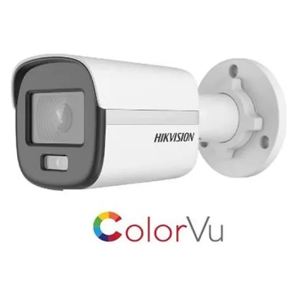 Hikvision DS-2CD1027G0-LUF 2 MP ColorVu Bullet IP Kamera (Dahili Mikrofon)