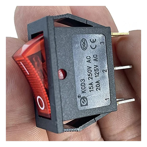 IC-113 Dar Işıklı Anahtar On-Off 3P