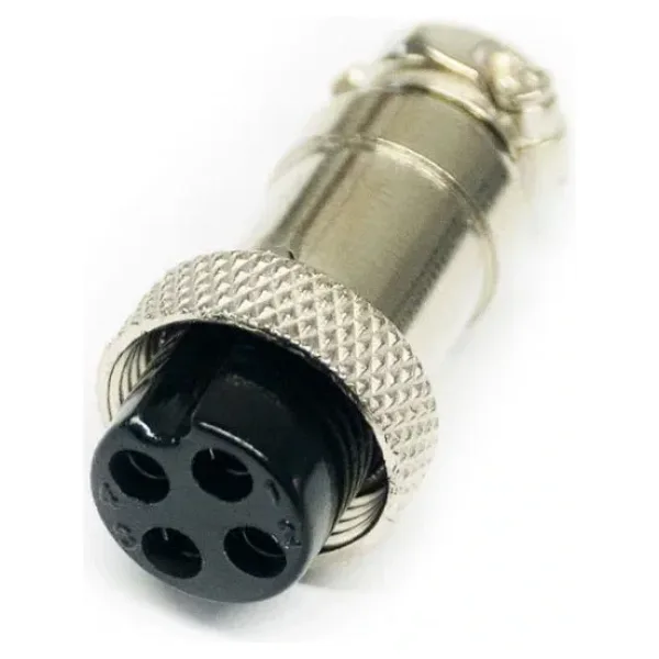 IC-261M 12mm Mayk Dişi Şase 4P Konnektör