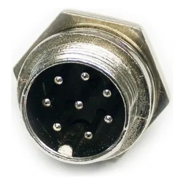 IC-261M 16mm Mayk Erkek Fiş Şase 8P Konnektör