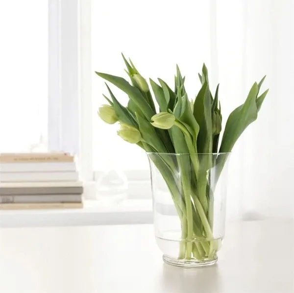 IKEA Premium Ürün Modern Tasarım Vazo Yükseklik: 18 cm Çap: 14 cm