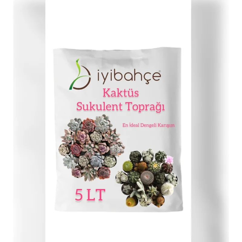 İYİBAHÇE KAKTÜS-SUKULENT TOPRAĞI 5 LT