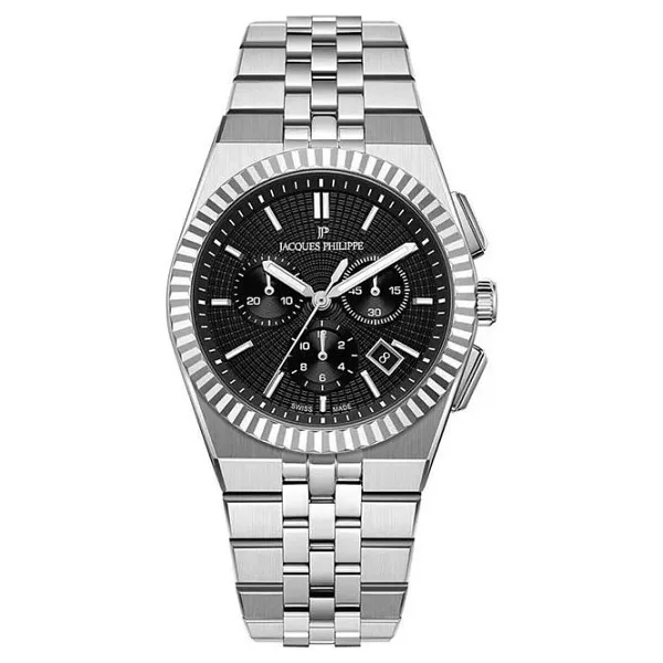 Jacques Philippe Virtus Chrono JPQGC1051316 Siyah Erkek Kol Saati