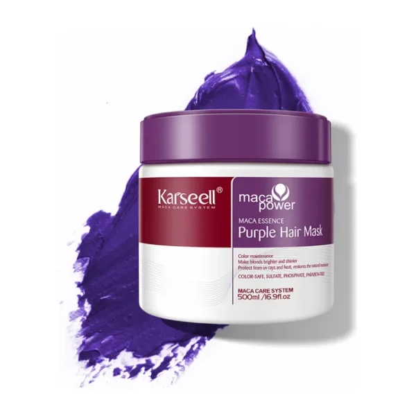Karseell Turunculaşma Karşıtı Maca Özlü Purple Hair MOR Maske 500 ml