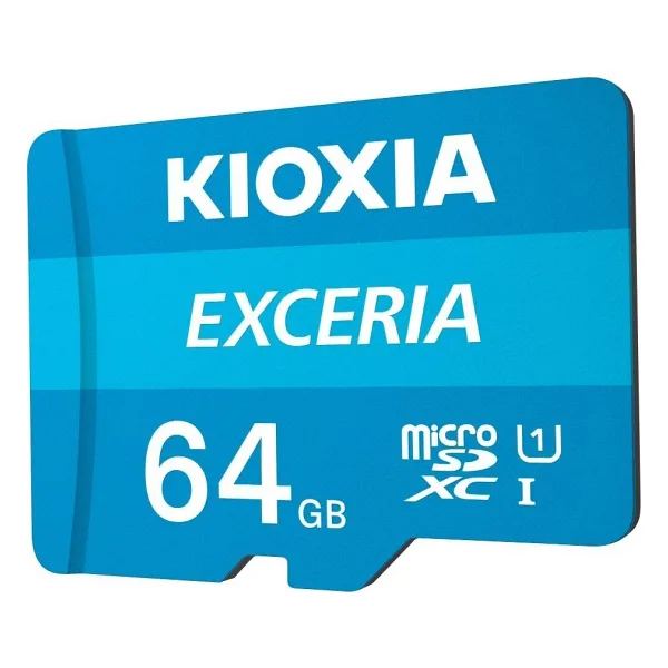 Kioxia Exceria LMEX1L064GG2 Class 10 UHS-I U1 64 GB Micro SD Kart