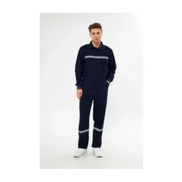 Kışlık Işçi Tulumu - Lacivert - 3XL