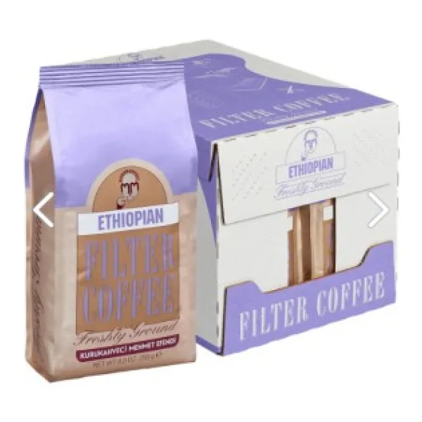 Kurukahveci Mehmet Efendi Ethiopian Filtre Kahve 250 gr x 12'li
