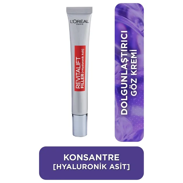 L'Oreal Paris Revitalift Filler Dolgunlaştırıcı Yaşlanma Karşıtı Göz Bakım Kremi 15 ml