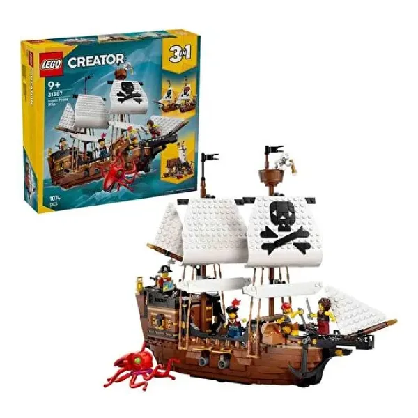 Lego 31387 Creator 3'ü 1 Arada İkonik Korsan Gemisi
