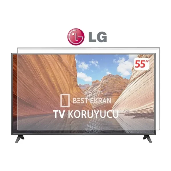 Lg 55nano80a6b Tv Ekran Koruyucu - Lg 55" İnç Nanocell Webos Led Kırılmaz Koruyucu