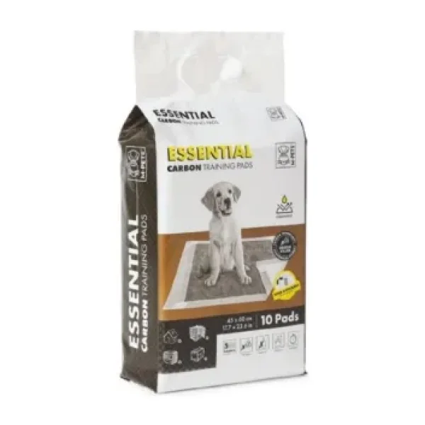 M-Pets Essential Karbonlu Yapışkanlı 45x60 cm 10'lu Köpek Çiş Pedi