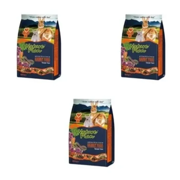 Nature Plan 800 gr 3'lü Tavşan Yemi