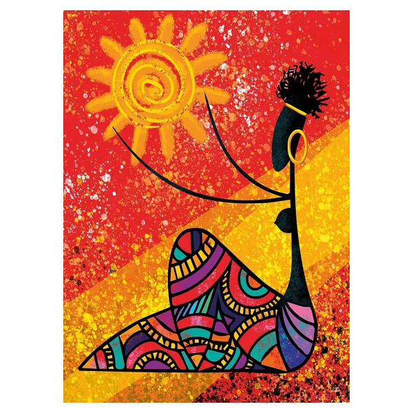 Nova Güneş Ve Afrikalı Kadın 1000 Parça Puzzle 41059
