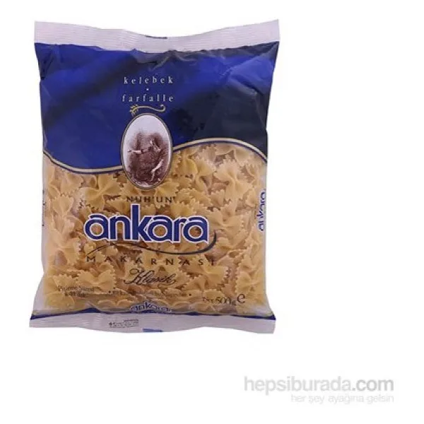 Nuh'un Ankara Kelebek Makarna 500 gr