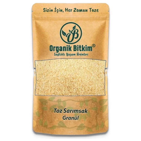 Organik Bitkim 1000 gr Sarımsak Tozu