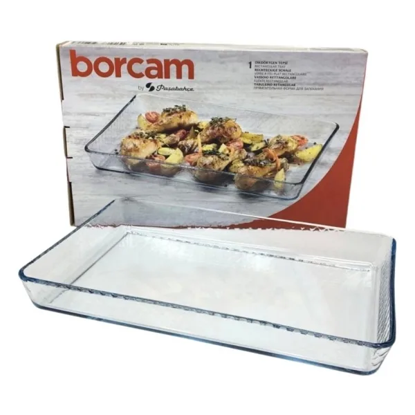 Paşabahçe 59984 2850 cc 37x24 cm Dikdörtgen Borcam