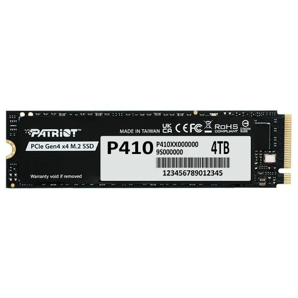 Patriot P410 P410P4TBM28H PCI-Express 4.0 4 TB M.2 SSD