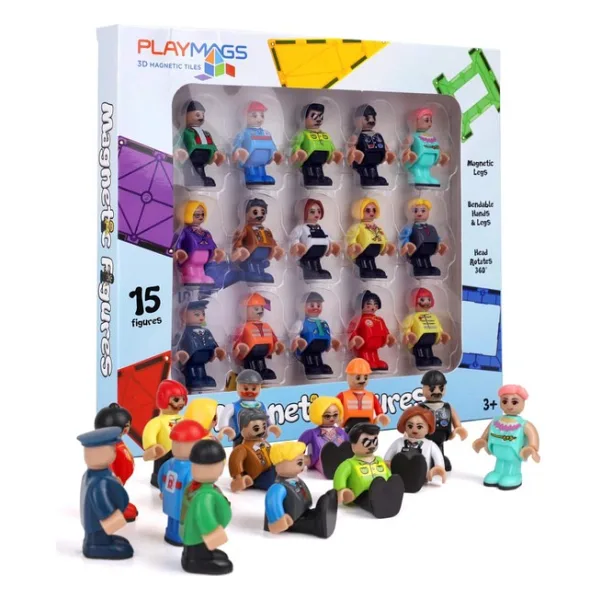Playmags Manyetik Figürler 15 Parçalı Set