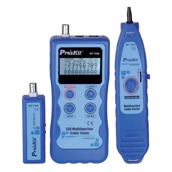 Proskit MT-7059 LCD Ekranlı Kablo Test Cihazı
