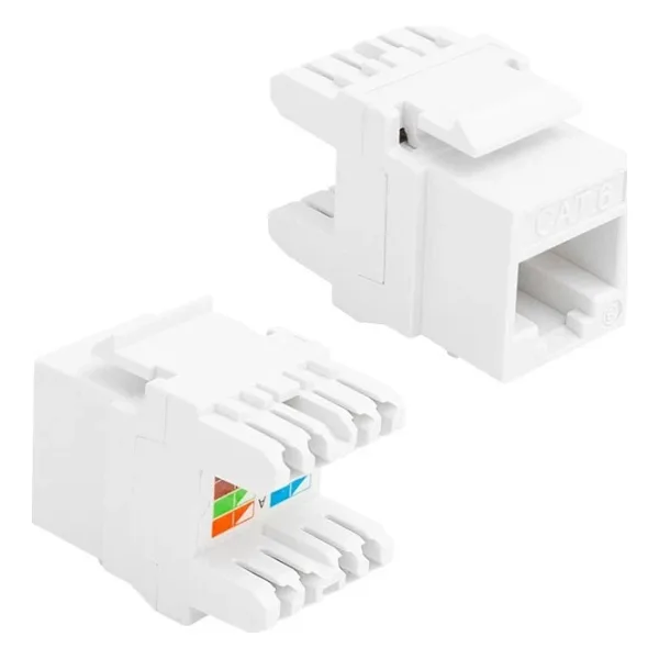 Rj45 Cat6 Şase 180 Derece Keystone Jack