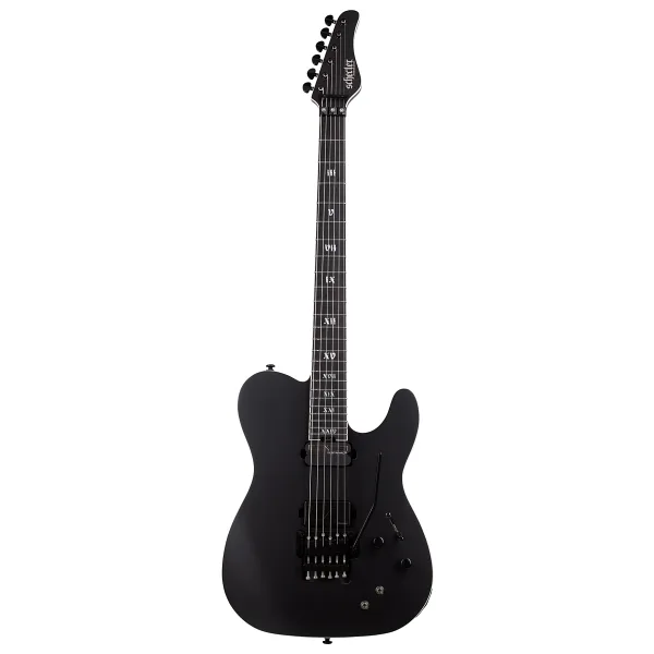 Schecter PT FR-S SLS Elite Evil Twin Elektro Gitar (Mat Siyah)