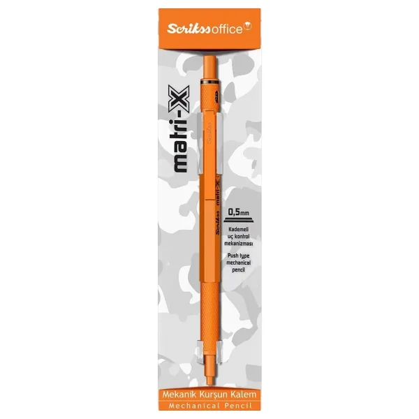 Scrikss Matri-X Turuncu 0.5 mm Versatil Uçlu Kalem