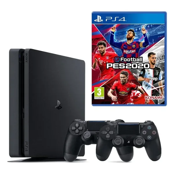 Sony Playstation 4 Slim 1 TB Oyun Konsolu + PS4 Pes 2020 + 2. PS4 Kol