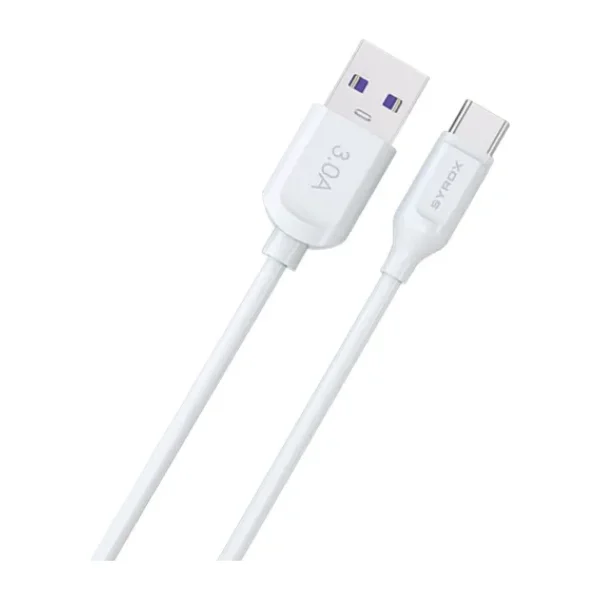 Syrox C110 1 m USB to Type-C Hızlı Şarj Kablosu