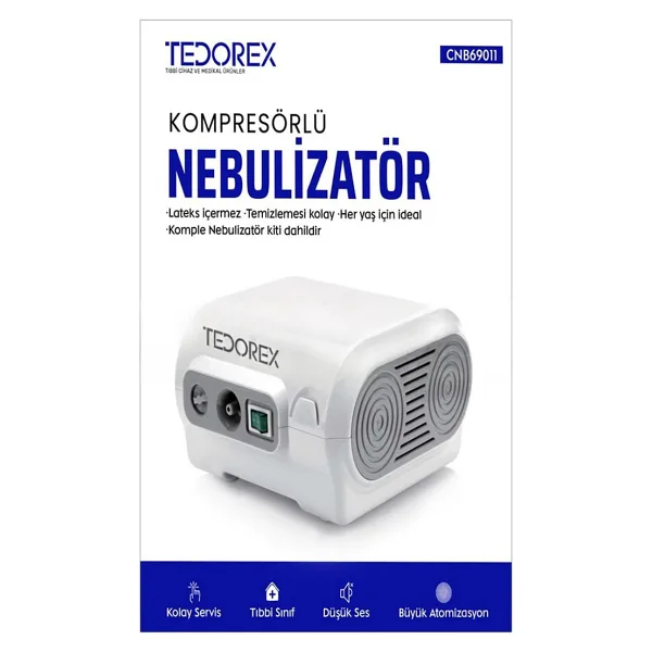 Tedorex CNB69011 Kompresörlü Nebulizatör