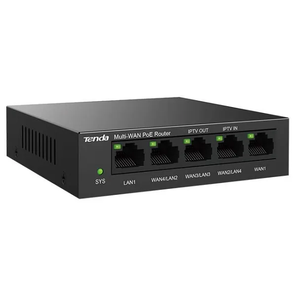 TENDA G0-5G-POE 5PORT GIGABIT ETHERNET POE GATEWAY/ROUTER