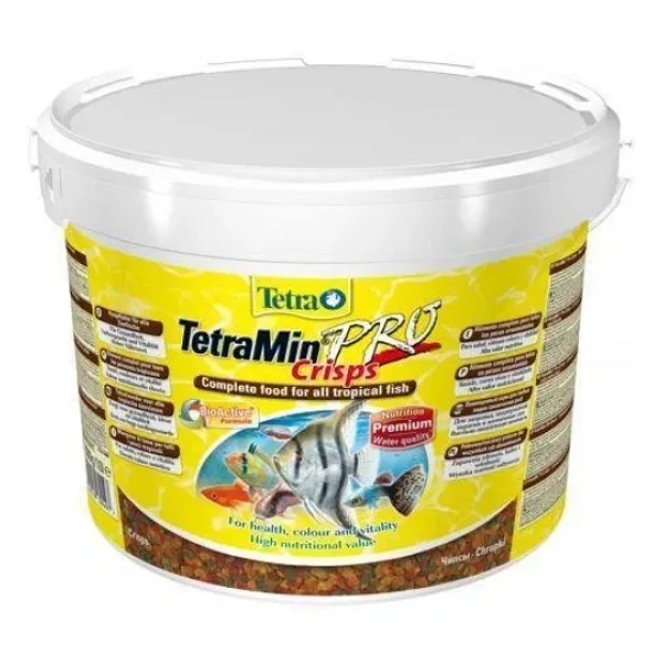 TetraMin Pro Crisps 10 LT. 2000gr Orjinal Anadolu Pet Ürünüdür