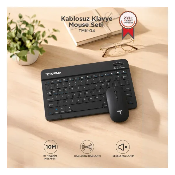 Torima TMK-04 TKL Kablosuz Klavye Mouse Seti