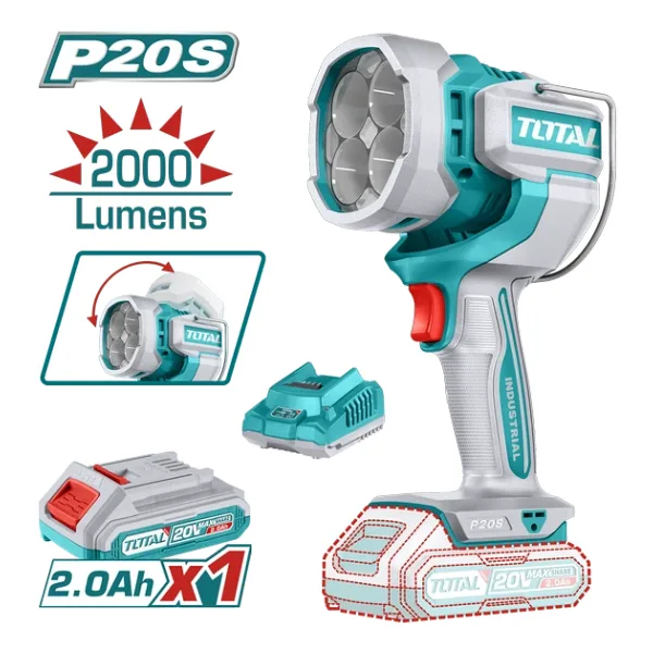 Total Li-İon Akülü Çalışma Işığı TWLI2088E