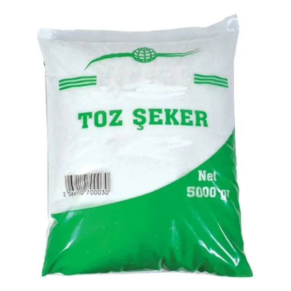 Türkiye Burdur Kristal Toz Şeker 5 Kg Toz Şeker
