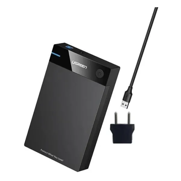 UGREEN 30849 US222 3.5" 2.5" USB 3.0 Sata Harddisk Kutusu Çepeçevre Koruma 5GB/s Veri Aktarımı